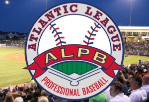 The Atlantic League of Professional Baseball (ALPB) symbol. 